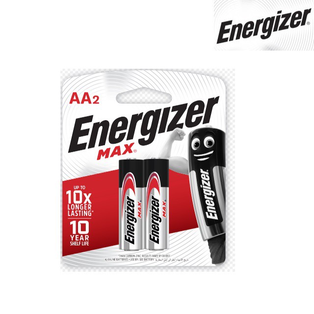 Energizer E91BP-2 AA Batteries -2 Pack (Pack of 6)