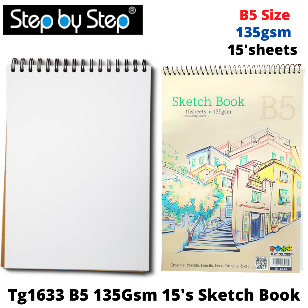 CAMPAP> CR36002 A4 110GSM 120PG HARD COVER SKETCH BOOK